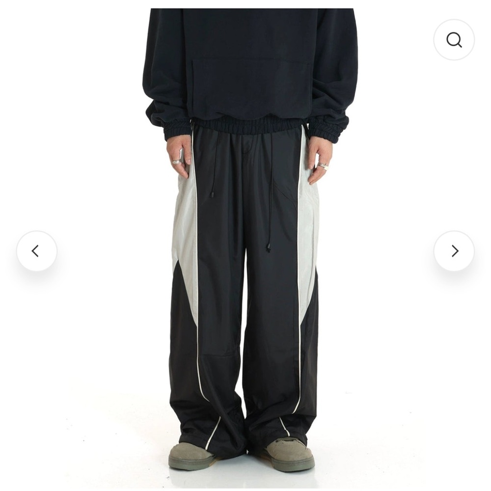 RealTakai Contrast Retro Style Sport Pants